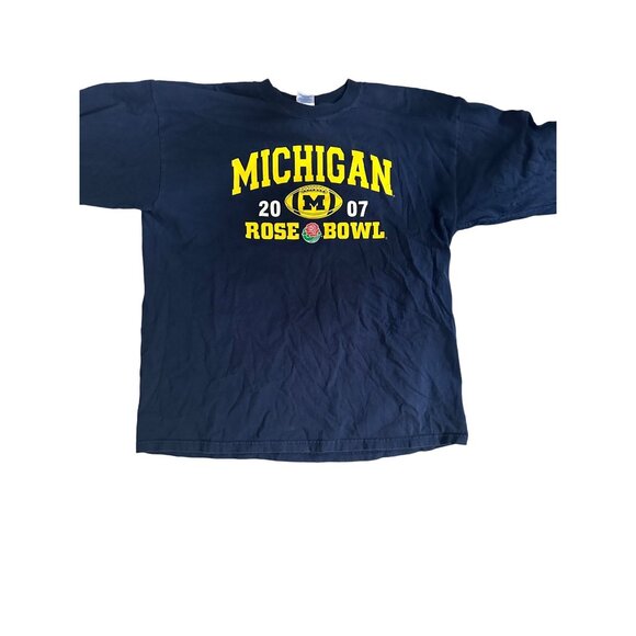 Vintage Michigan Rose Bowl 2007 Long Sleeve Shirt XL Mens - Picture 1 of 11